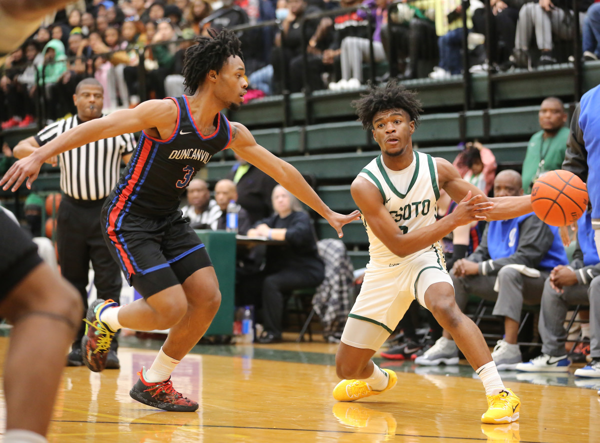 Duncanville DeSoto Texas boys basketball 021023 Brian McLean 3